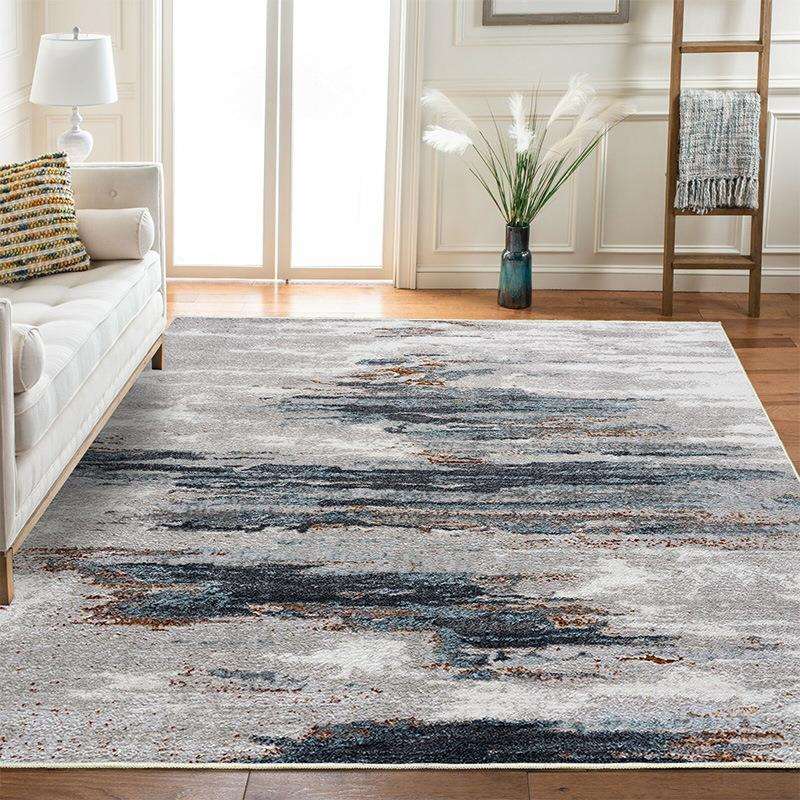 加厚水洗底客厅地毯家用简约满铺沙发茶几垫防滑吸水地垫tpr脚垫