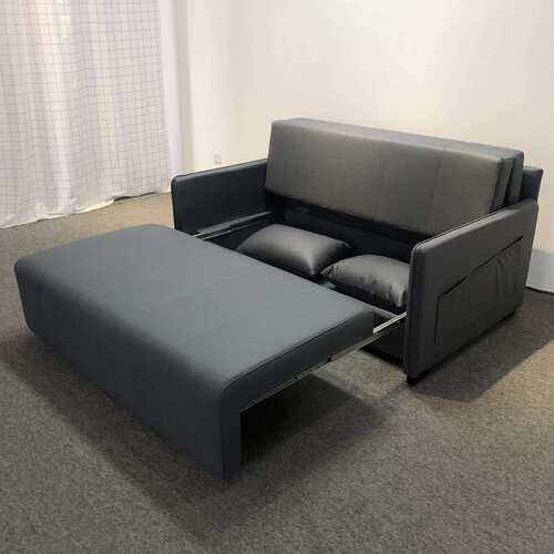 多功能乳胶沙发床布艺客厅办公室折叠午休床两用小户型懒人伸缩床