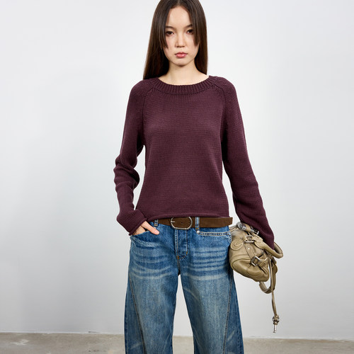 antennaeffect宽松打底毛衣