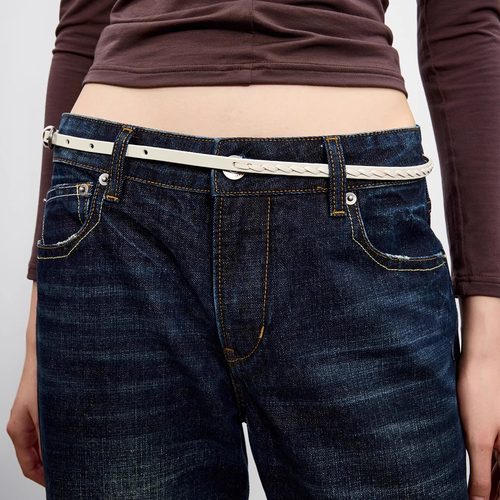 antennaeffect复古编织细腰带