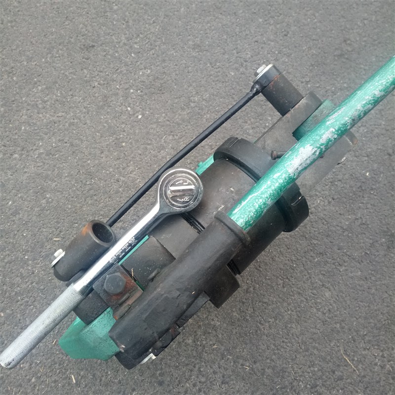 热销KKY-1050液压钢轨挤孔机矿用轨道钻眼器便携式手动铁路轨道开