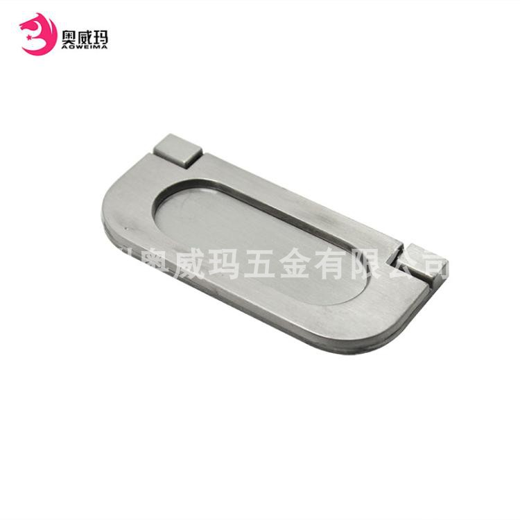 热销锌合金柜门拉手抽屉隐藏拉手拉环暗扣拉手明装暗藏小拉手橱柜