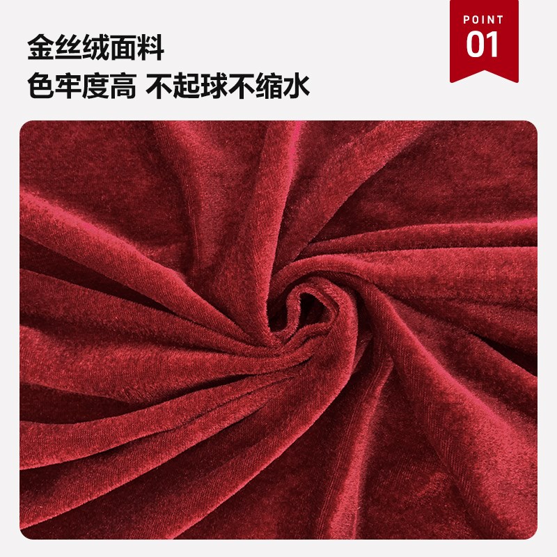 热销酒店会议桌长方形长条桌活动商务展会桌套罩金丝绒布桌裙桌套