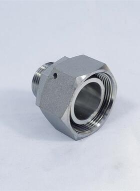 热销2C/2D液压接头24度锥H型密封内外螺纹直通变径卡套式过渡活接