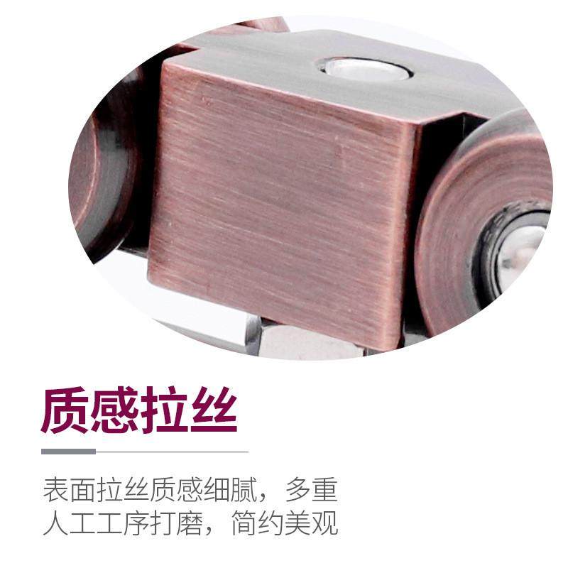 热销推拉门吊轨滑轨移门轨道吊轮导轨滑道滑轨实木玻璃吊门轮全金