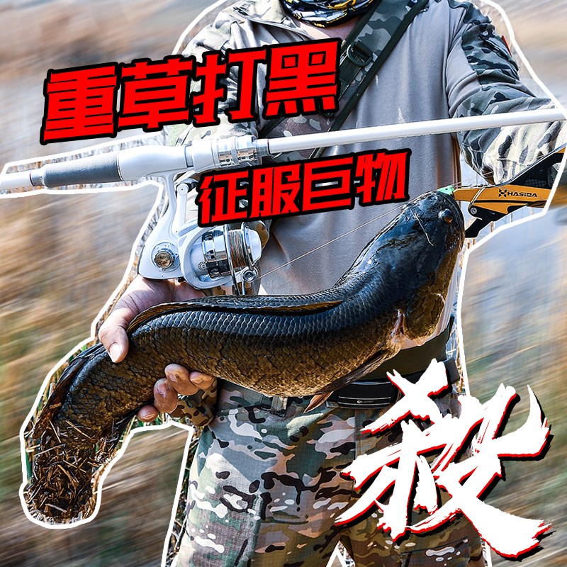 热销潮阿布路亚竿全套装远投直柄海钓鱼竿十大新手纺车轮抛竿