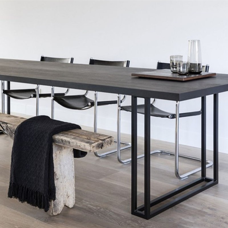 热销loft复古工业风办公桌大型会议桌实木长桌简约现代长方形电脑