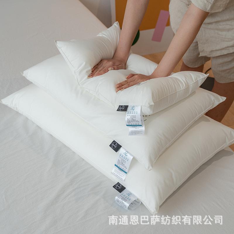 直销新款全棉儿童枕芯枕头棉枕芯婴幼儿级全棉枕头学生枕成人低枕