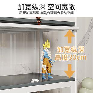 书柜奶油风书房落地书架家用收纳柜学生儿童亚克力透明绘 直销新款