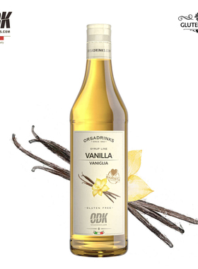 ODK香草风味糖浆750ml/1kg 意大利进口纯正香草奶咖调酒茶饮