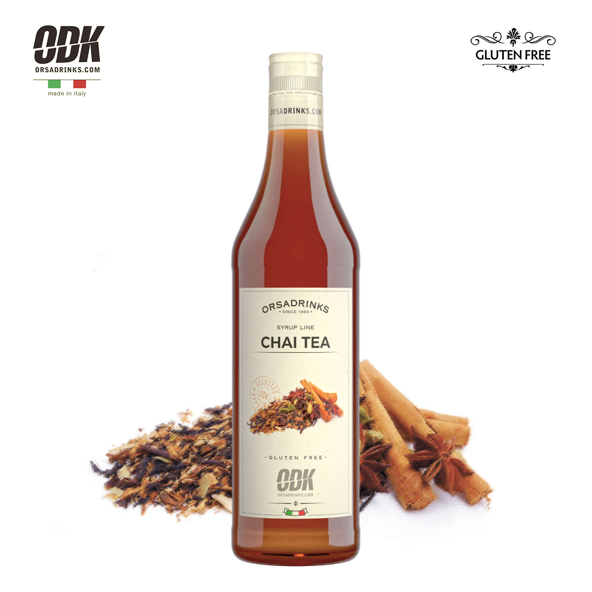 ODK柴茶风味糖浆750ml/1kg 意大利进口异国风情口味浓郁丰富