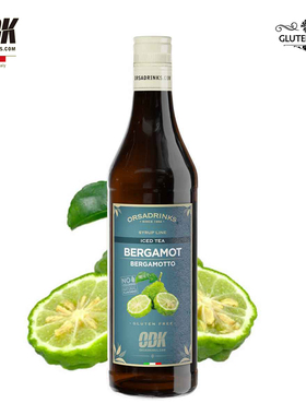 ODK佛手柑冰茶风味糖浆750ml/1kg 意大利进口柑橘茶水果茶茶糖浆