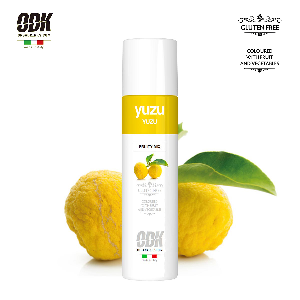 ODK柚子果酱750ml/1kg 意大利进口口味自然专业调饮果汁感足