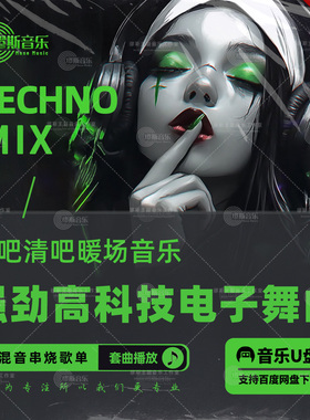 Techno Mix 2025酒吧清吧节拍重低音混音串烧Techno Bangers歌单