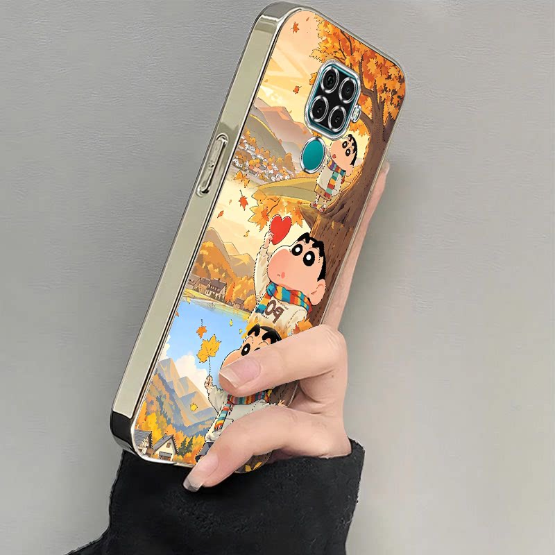 适用华为Nova5Pro手机壳nove5i新款novo5ipro保护noⅴa5z套nava硅胶nave全包note防摔n0va外壳n5男女枫叶小新