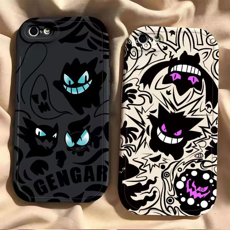 适用苹果5s手机壳iphonese1新款se一代iphone五硅胶ipse保护套iponese男女a1530全包防摔外壳钢化膜个性耿鬼