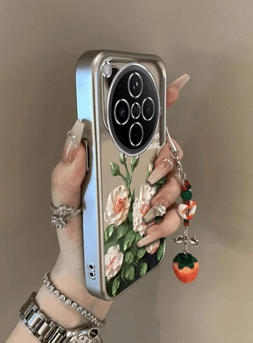 适用OPPOFindX8s手机壳FindX8Ultra白色玫瑰保护套X8s+新款OPPO硅胶Find全包防摔0PP0加OPX十OPPOX男女