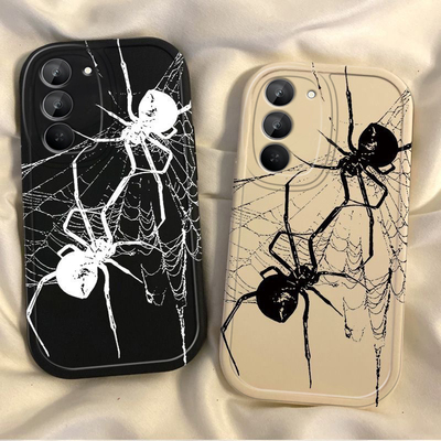 蜘蛛适用红米Note15R手机壳RedmiNote15R保护套REDMI小米新款硅胶软壳全包防摔R15外壳RED男女高级感可爱卡通