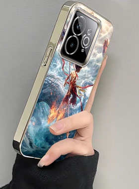 适用真我GT7Pro竞速版手机壳风火哪吒1realmeGT7Pr0保护套Realme新款OPPO硅胶全包防摔外壳OPPOGT板7P男女