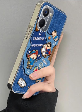 适用真我v20手机壳Realmev13新款v30t牛仔小新OPPO保护套realme真我v11/v50全包v23i防摔V60软壳硅胶男女卡