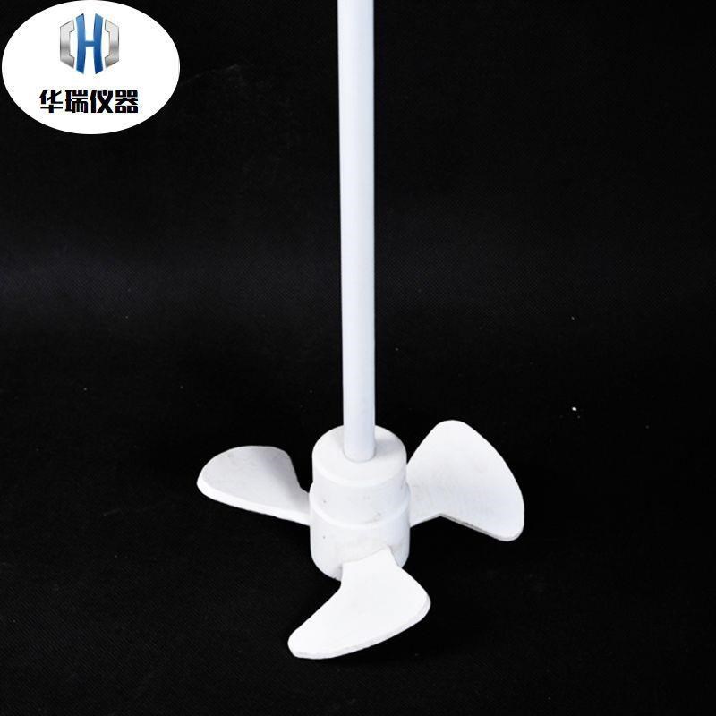实验室四氟推进式搅拌桨玻璃反应釜搅拌桨四氟搅拌浆