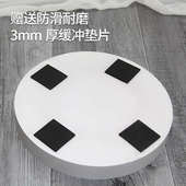 欧式 圆形仿水泥花盆托盘盆景型加厚底盘接水可加轮底盘防漏水室内