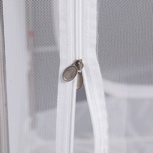 学生宿舍遮光蚊帐上铺下铺寝室0C.8m0.9米防尘蚊帐三开门拉链