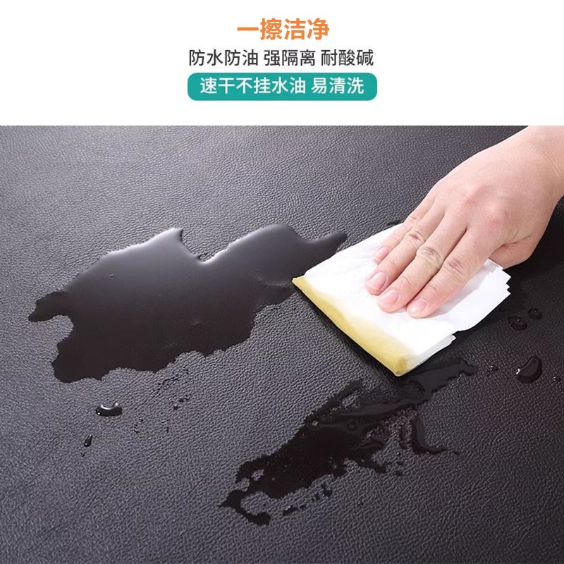 杀鸡鸭鱼围裙卖猪肉加厚防油防水皮革工作服男水产女士皮围腰