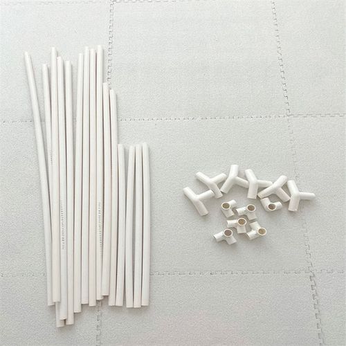 热销DIY手工帐篷儿童游戏帐篷宠物屋定制房子立体三通135PVC管