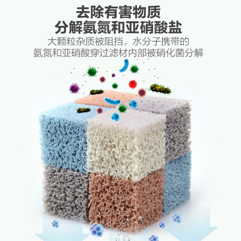 热销大鱼缸高级过滤棉水箱前置壁挂循环泵过滤棉周转箱过滤棉高端
