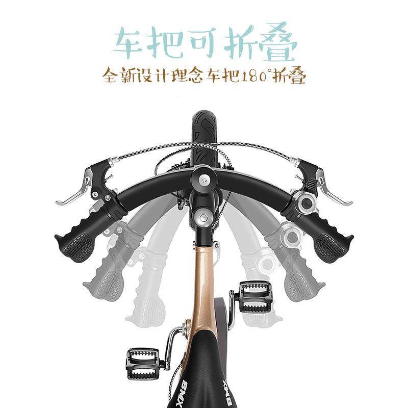 热销健儿儿自童行自车-9岁男JE14C女孩行车伸缩折叠碟2刹小孩单车