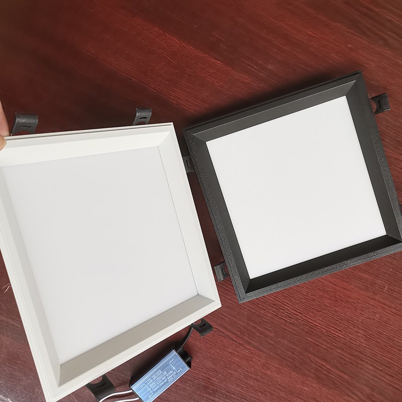 热销集成吊顶蜂窝大板led灯19*19弹簧卡扣20x20正方形嵌入式吸顶