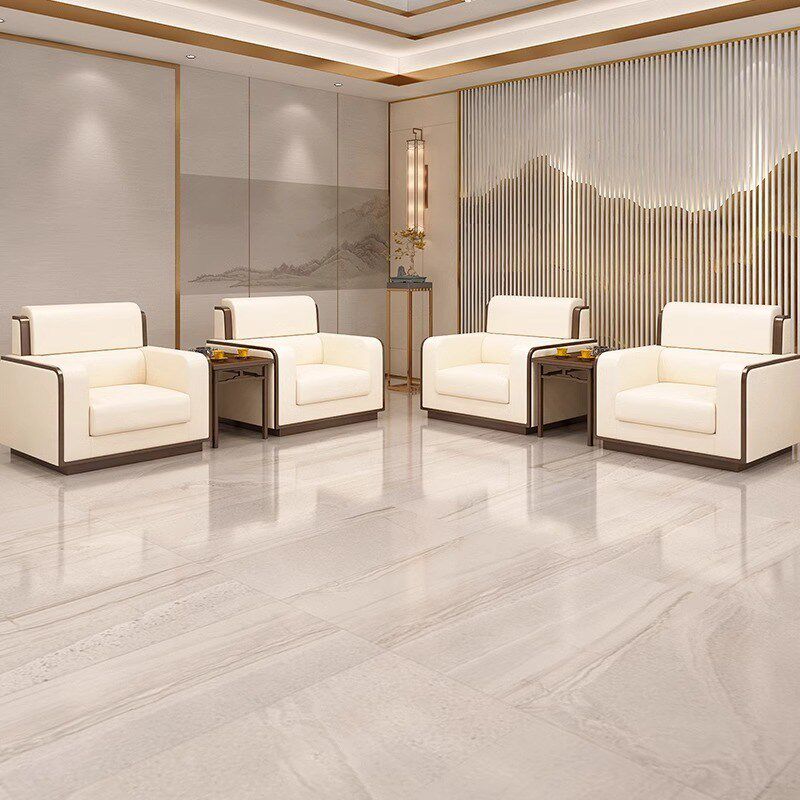 热销会议室洽谈区沙发商务办公室单人接待皮艺沙发简约小户型休闲