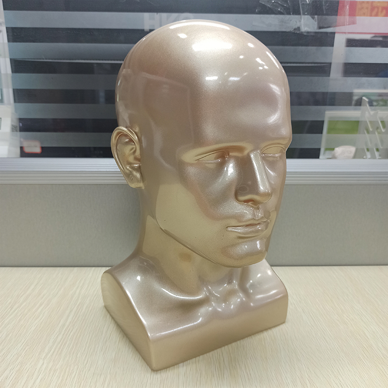 热销假人头模型男士头模眼镜面具展示模特头道具假发头盔佩戴展示
