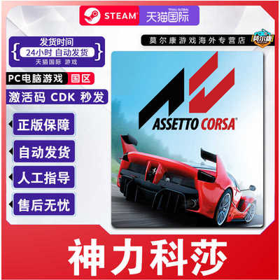 PC中文正版 steam 神力科莎 Assetto Corsa CDK激活码  赛车游戏