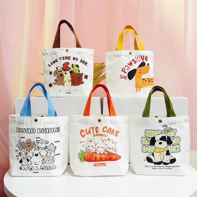 儿童伴手礼帆布包手提袋便当袋小
