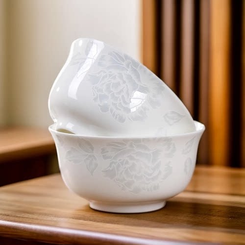 骨瓷简约家用陶瓷饭碗面碗