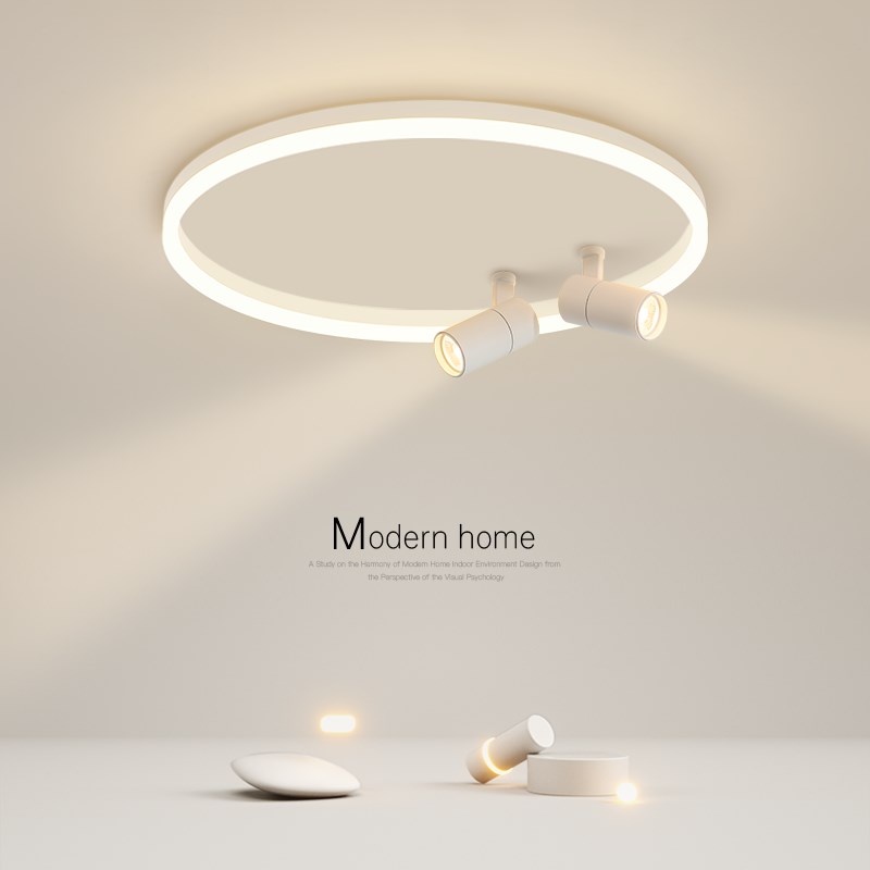 圆形创意吸顶灯led现代简约北欧大气客厅灯书房餐厅主卧室灯灯具