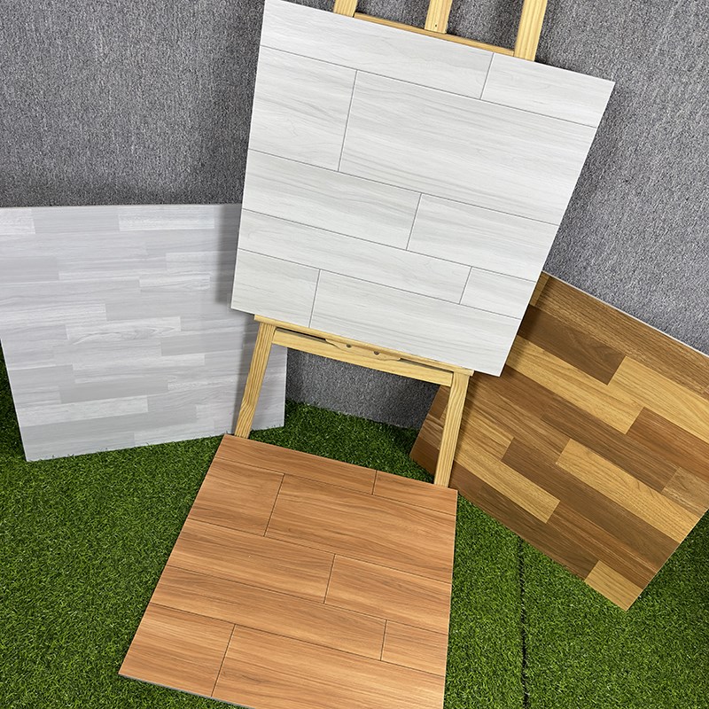 原木奶油风木纹砖600X600瓷砖仿古砖 室内商场服装店餐厅防滑地砖