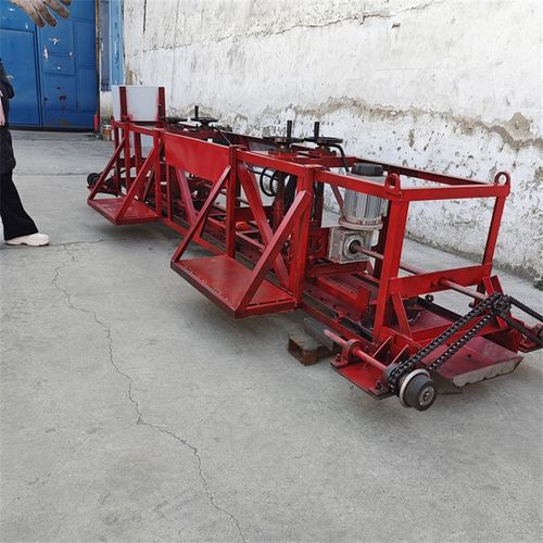 自动行走牛场拉纹机 现浇混凝土地面的开槽割缝手拉牛场大耙子