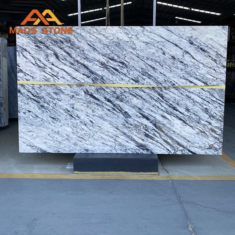 雪域白天然大理石台面茶几台面装饰桌面大理石洗手台面板家装石材