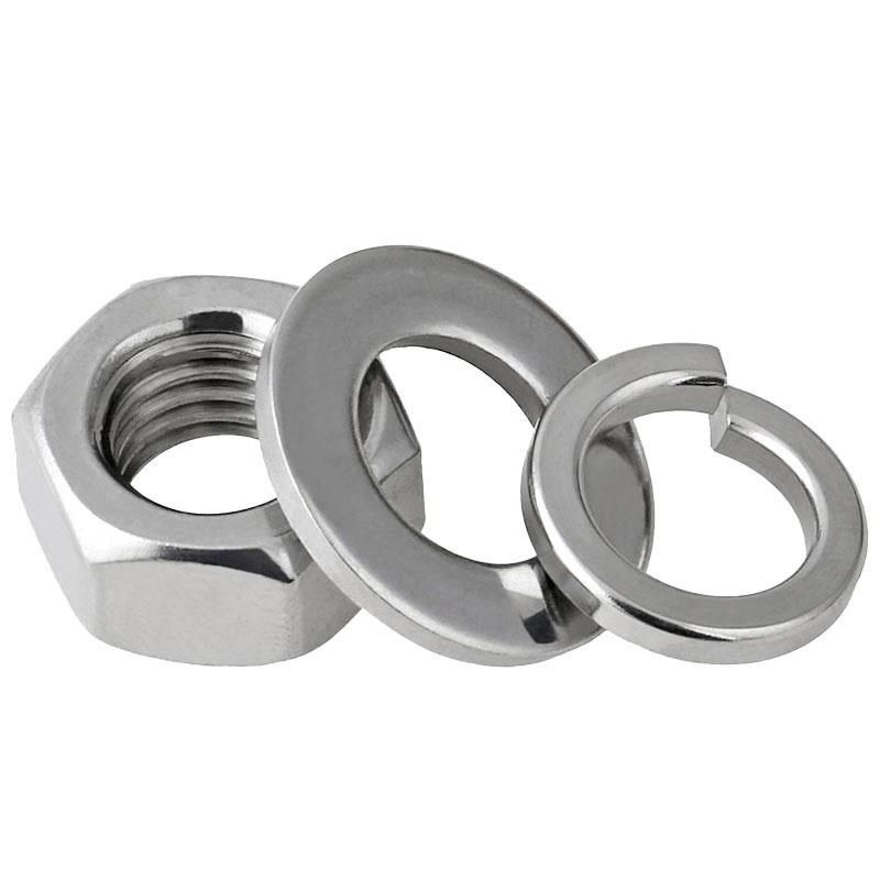 304不锈钢螺母平垫弹垫组合套装8级碳钢发黑镀锌螺帽平弹垫圈套餐,农用物资,苗木固定器/支撑器,淘宝优惠券,粉丝福利购,淘宝优惠卷