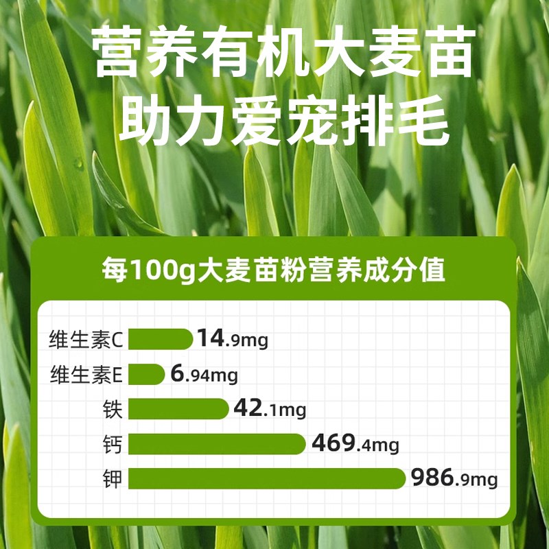 猫咪草磨牙温和冻干猫零食化毛球即食宠物棒幼猫成猫洁齿排毛零食