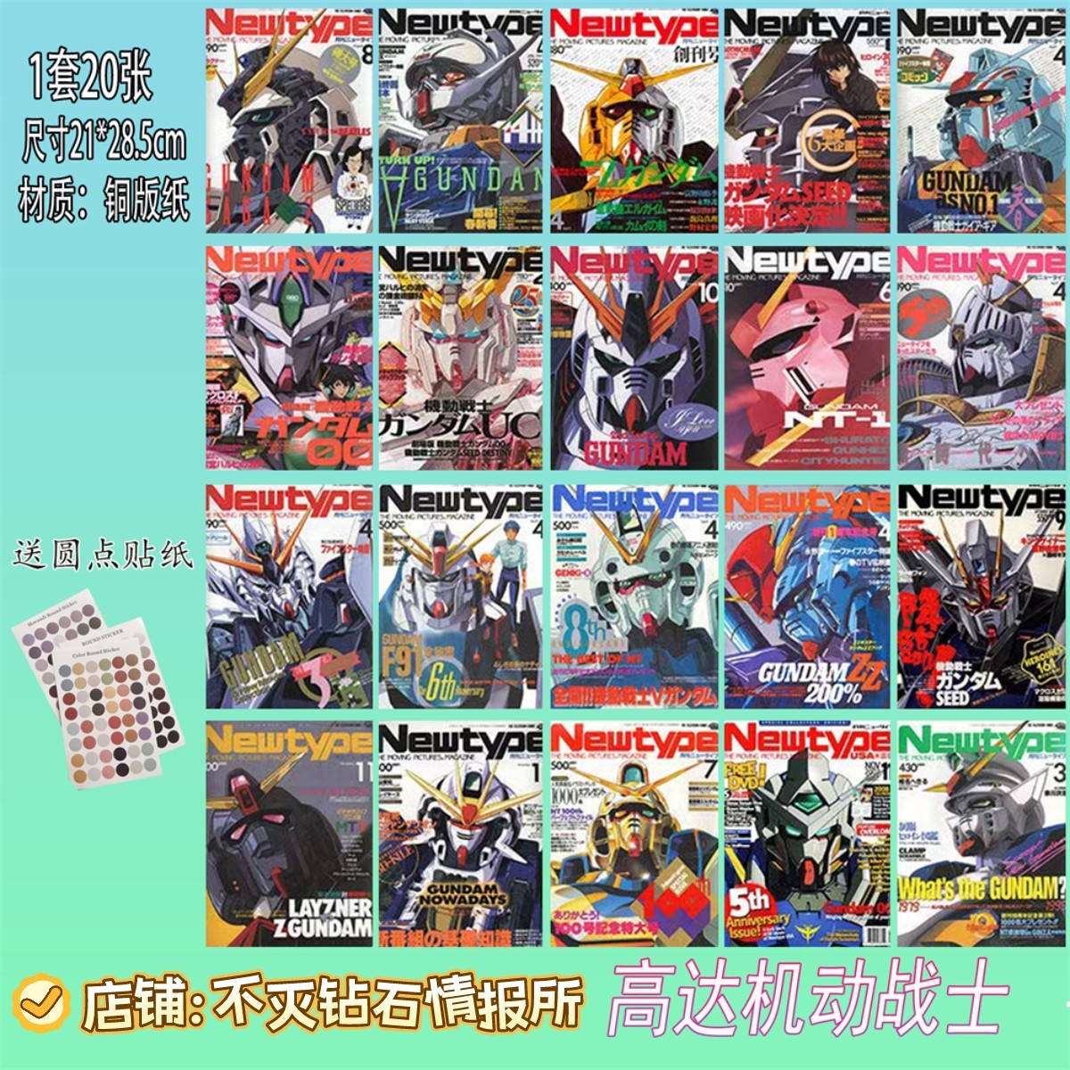 机动战士高达海报高颜值ins风二次元动漫墙贴学生宿舍墙面装饰