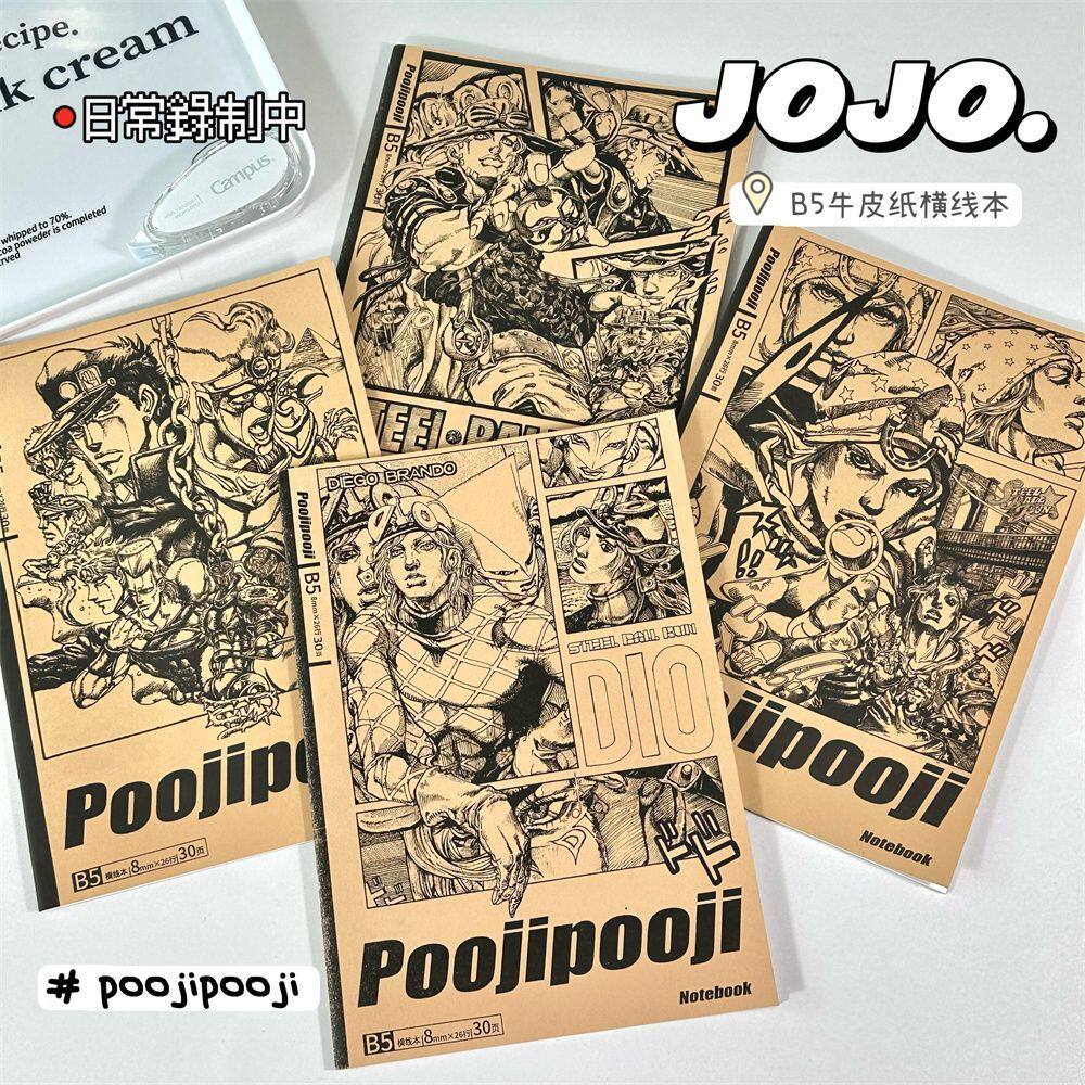 jojo分镜笔记本子二次元承太郎齐贝林乔斯达痛本学生日记本手账本