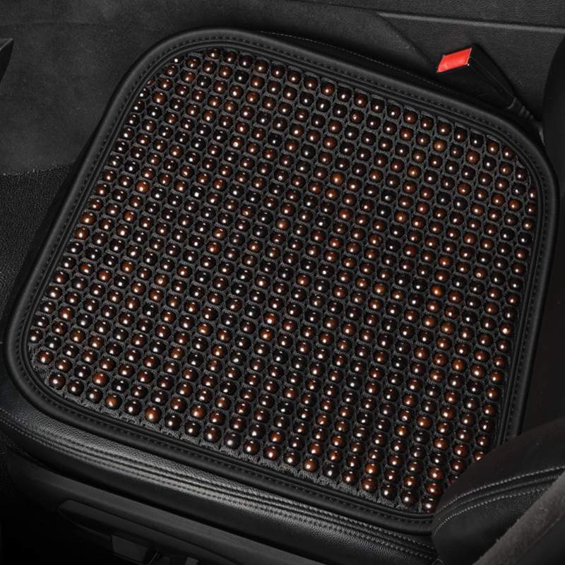 夏季凉垫夏天木珠菩提子汽车坐垫单片四季通用透气通风防滑座垫套