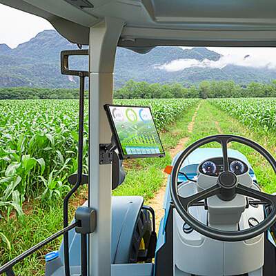 农业机械工业电脑固定1.5英寸球头支架 VESA方形车载影视支架配件