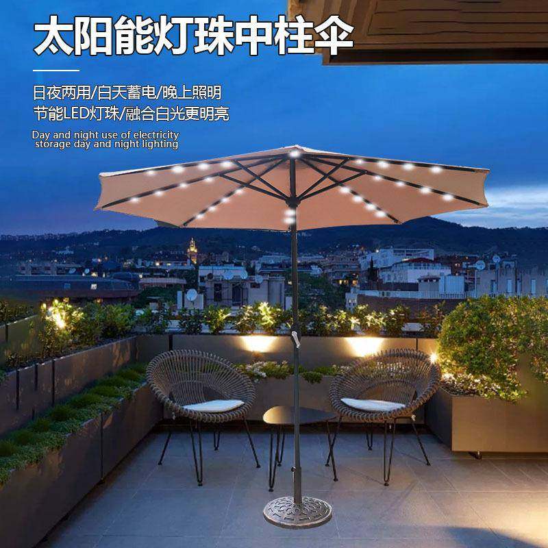 户外遮伞庭院花园灯条伞别墅阳露台外大643太用阳伞商室摆摊中柱,农机/农具/农膜,其它农用工具,淘宝优惠券,粉丝福利购,淘宝优惠卷