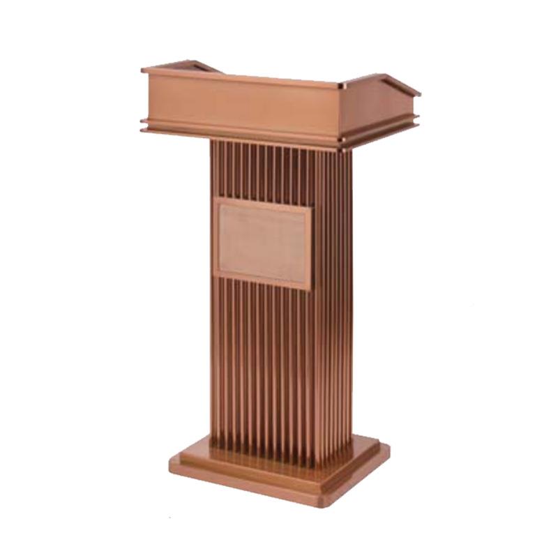 不锈钢售楼接待台酒会店咨询大堂讲迎宾台台HZ-F058议发言演台