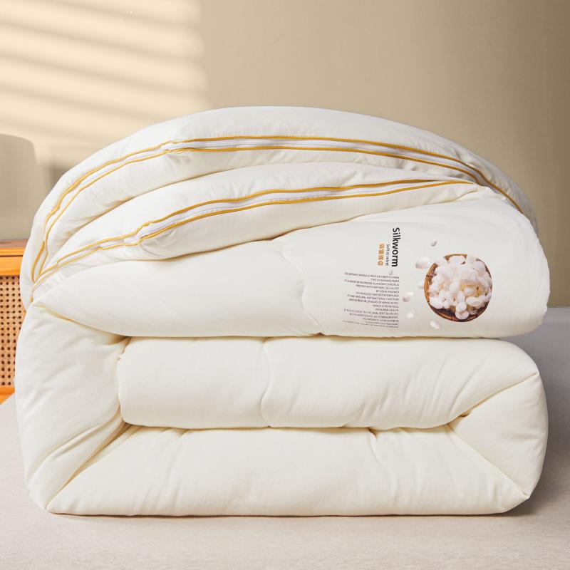 丝棉被冬季羽被子ZCX二合一拉链款子母春秋被被加厚冬子棉被被芯